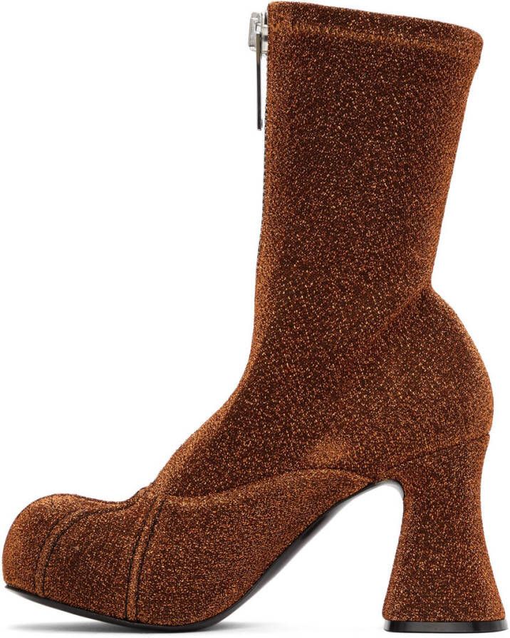 Stella McCartney Lurex Groove Sock Boots