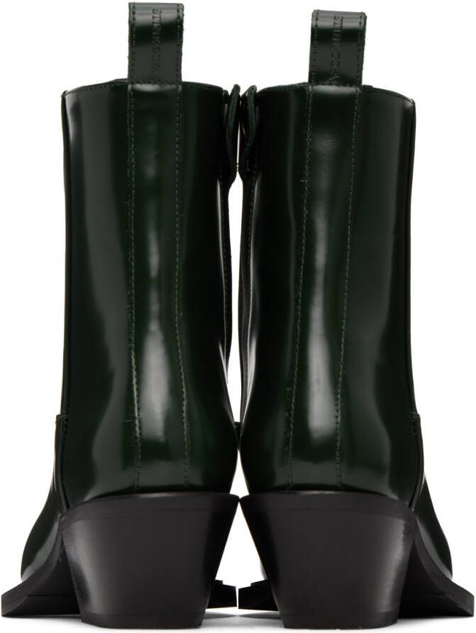 Stine Goya Green Gurly Ankle Boots