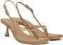 Studio Amelia Beige Wishbone 50 Heeled Sandals - Thumbnail 6