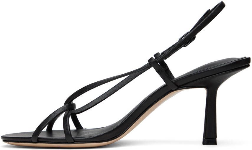 Studio Amelia Black Entwined 70 Heeled Sandals