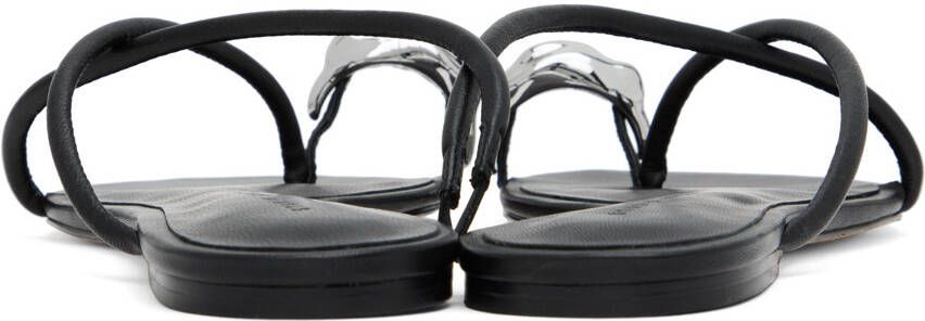 Studio Amelia Black Pebble Ring Slides