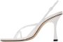 Studio Amelia White Wishbone 90 Heeled Sandals - Thumbnail 3