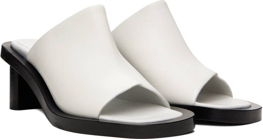 Studio Nicholson Off-White Cube Sandals