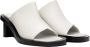 Studio Nicholson Off-White Cube Sandals - Thumbnail 4