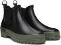 Stutterheim Black & Green Novesta Edition Rainwalker Chelsea Boots - Thumbnail 4
