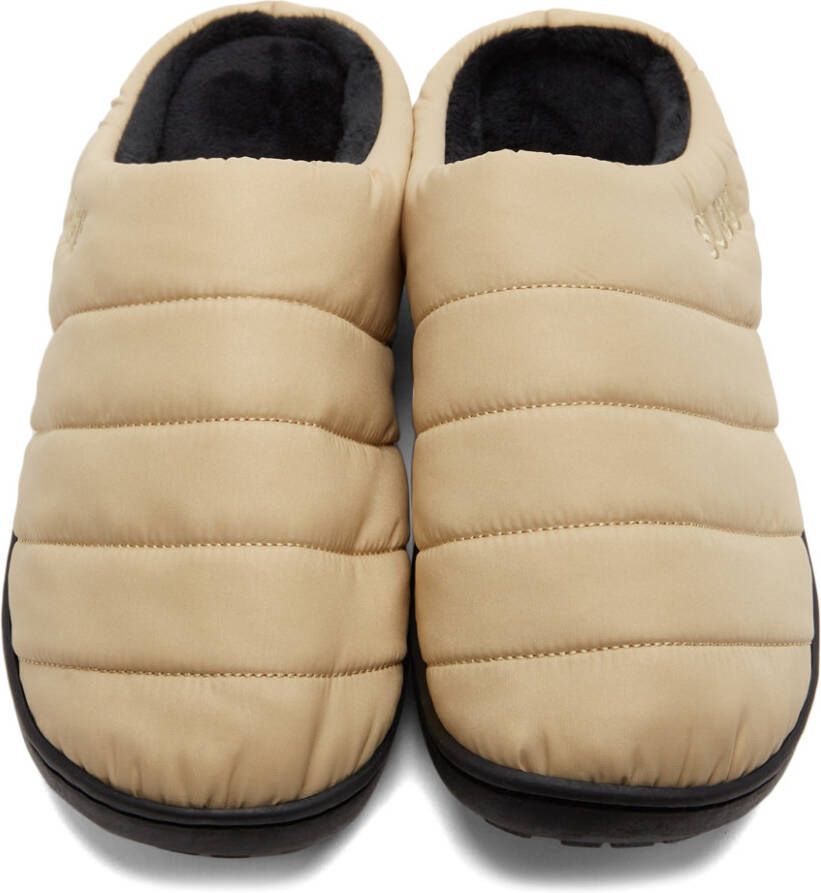 SUBU Beige Quilted Slippers