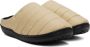 SUBU Beige Quilted Slippers - Thumbnail 4