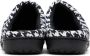 SUBU Black & White Permanent Slippers - Thumbnail 2