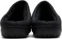 SUBU Black Quilted Slippers - Thumbnail 2