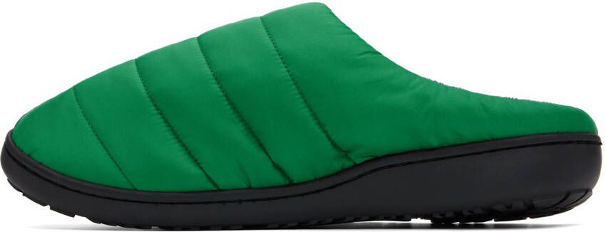 SUBU Green Quilted Slippers