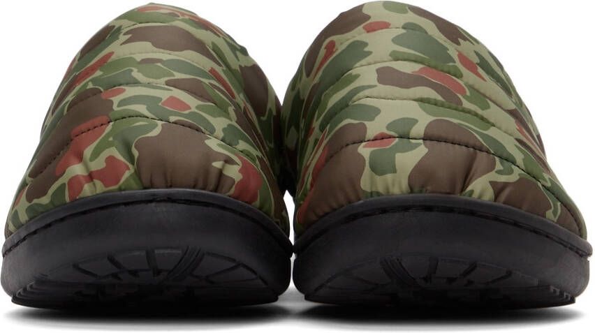 SUBU Khaki Quilted Slippers