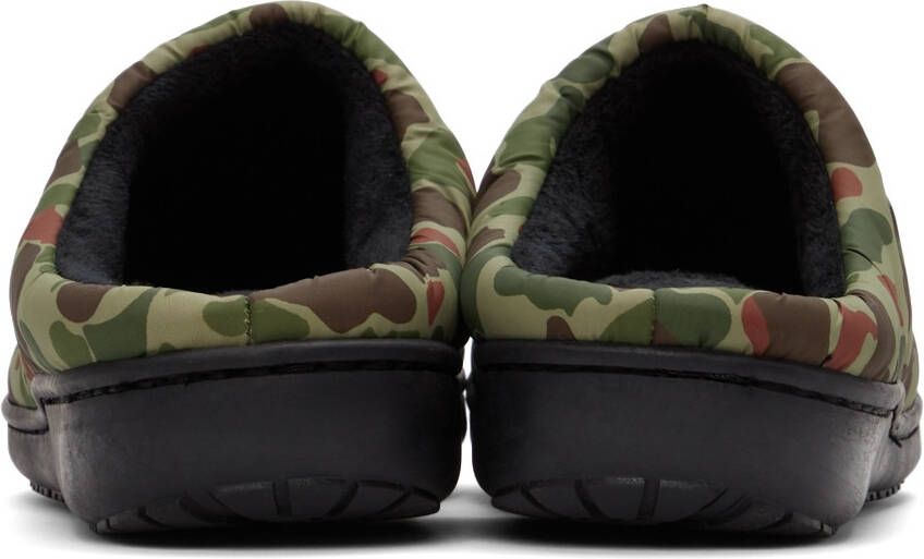SUBU Khaki Quilted Slippers