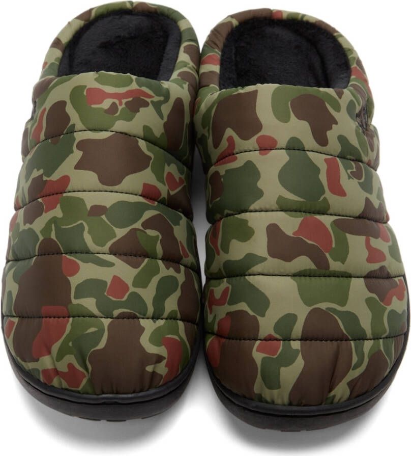 SUBU Khaki Quilted Slippers