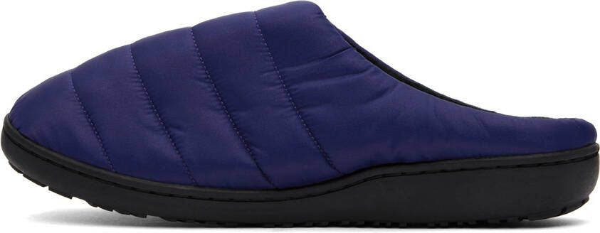 SUBU Navy Quilted Slippers