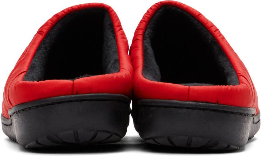 SUBU Red Quilted Slippers
