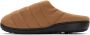 SUBU SSENSE Exclusive Tan Quilted Slippers - Thumbnail 3