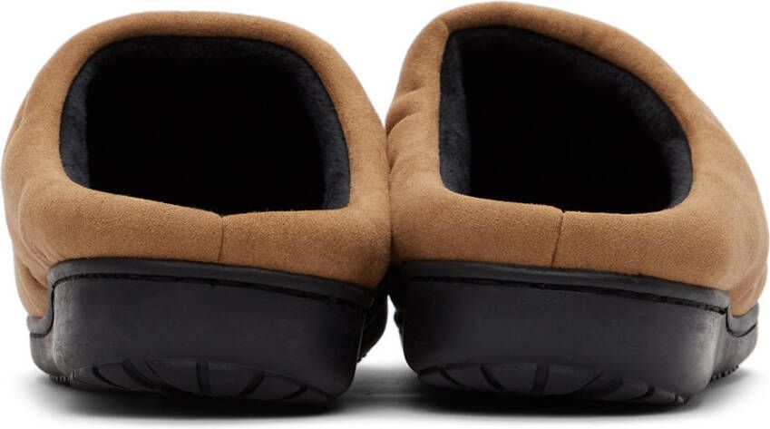 SUBU SSENSE Exclusive Tan Quilted Slippers