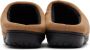 SUBU SSENSE Exclusive Tan Quilted Slippers - Thumbnail 4