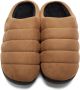 SUBU SSENSE Exclusive Tan Quilted Slippers - Thumbnail 5