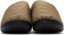 SUBU Taupe Quilted Nannen Slippers - Thumbnail 2