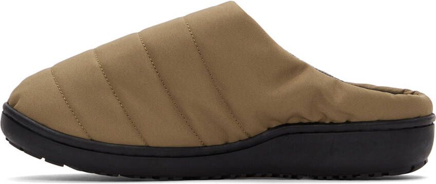 SUBU Taupe Quilted Nannen Slippers