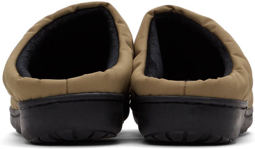 SUBU Taupe Quilted Nannen Slippers