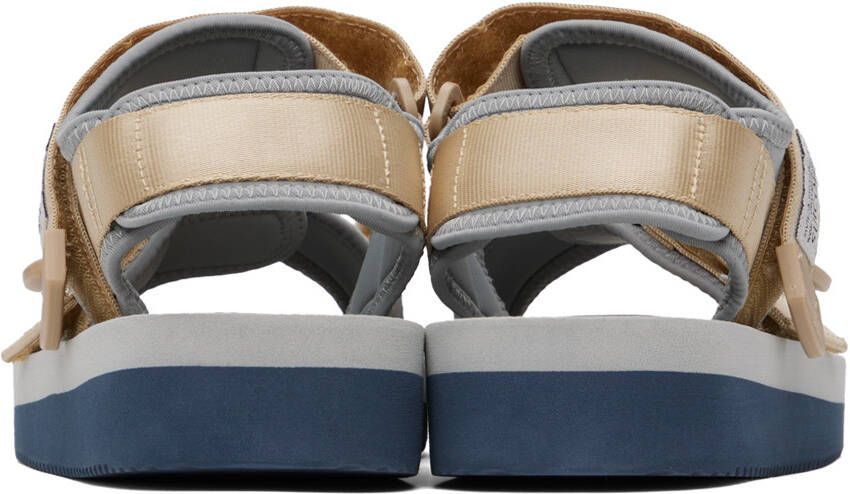Suicoke Beige & Gray KISEE-V Sandals