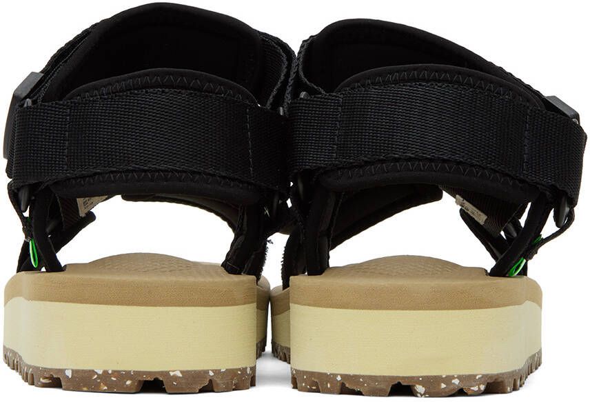 Suicoke Black & Beige DEPA-2Cab Sandals