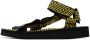 Suicoke Black & Yellow DEPA-JC01 Sandals - Thumbnail 3