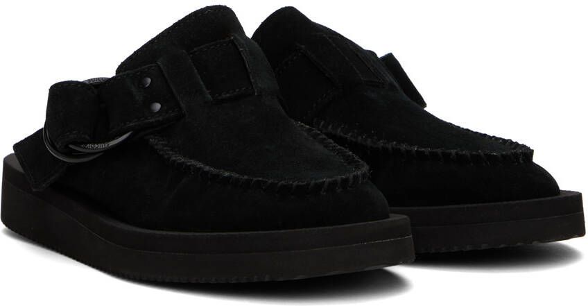 Suicoke Black LEMI-Mab Slip-On Loafers