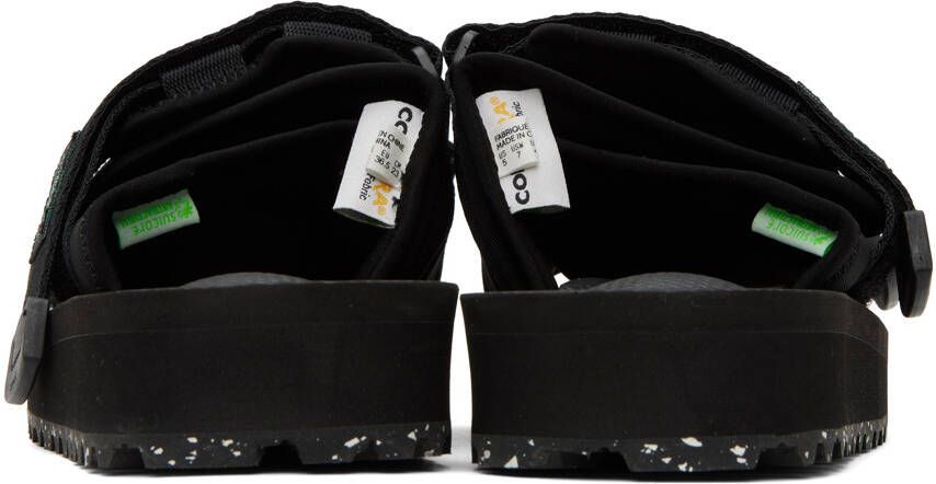 Suicoke Black Moto-Cab-Eco Sandals