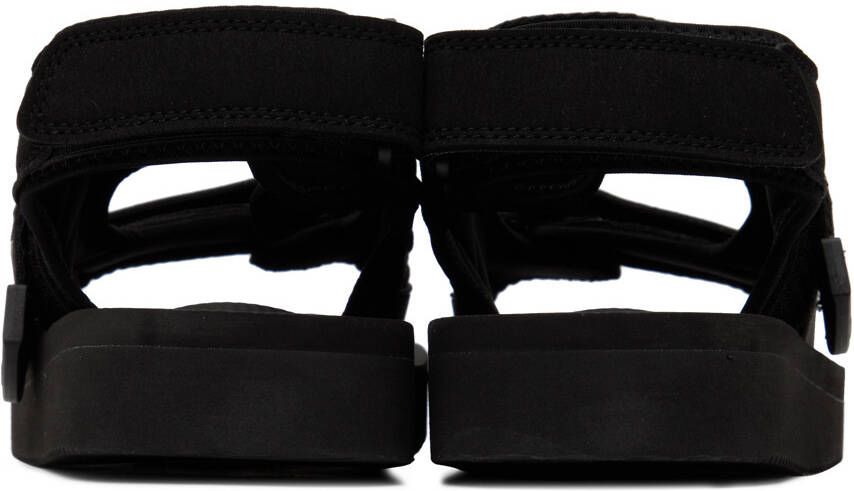Suicoke Black WAS-Cab Sandals