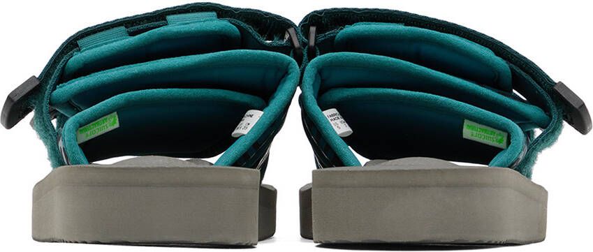 Suicoke Blue & Gray MOTO-Cab Sandals