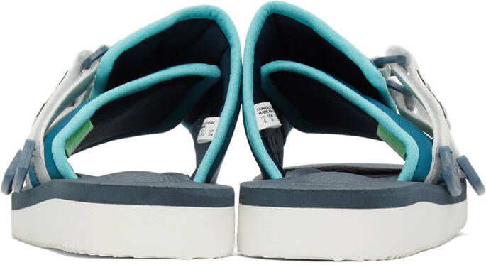 Suicoke Blue & Navy KAW-CAB Sandals