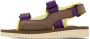 Suicoke Brown & Purple WAS-Cab Sandals - Thumbnail 3