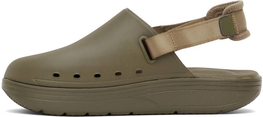 Suicoke Green CAPPO Slippers