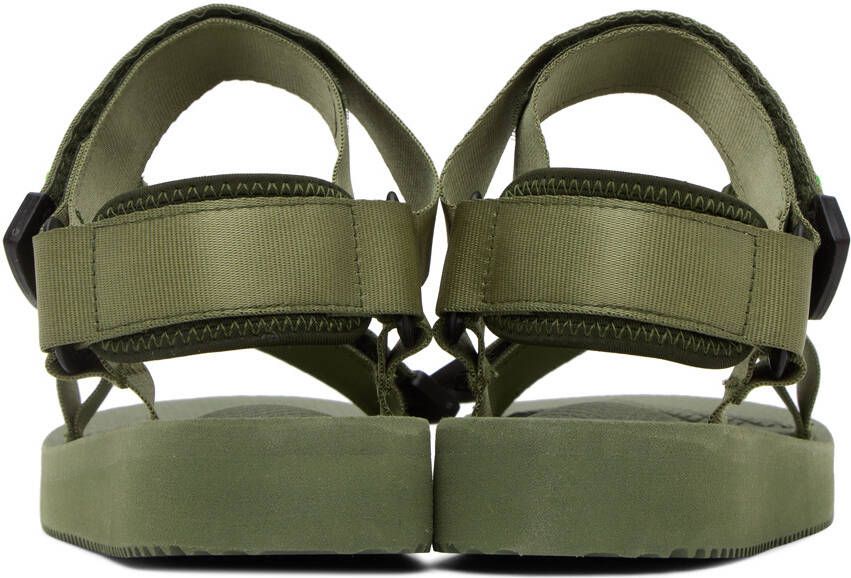 Suicoke Green DEPA-Cab Sandals