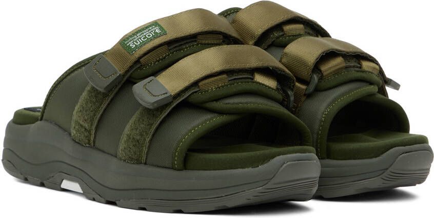 Suicoke Green MOTO-Run Sandals