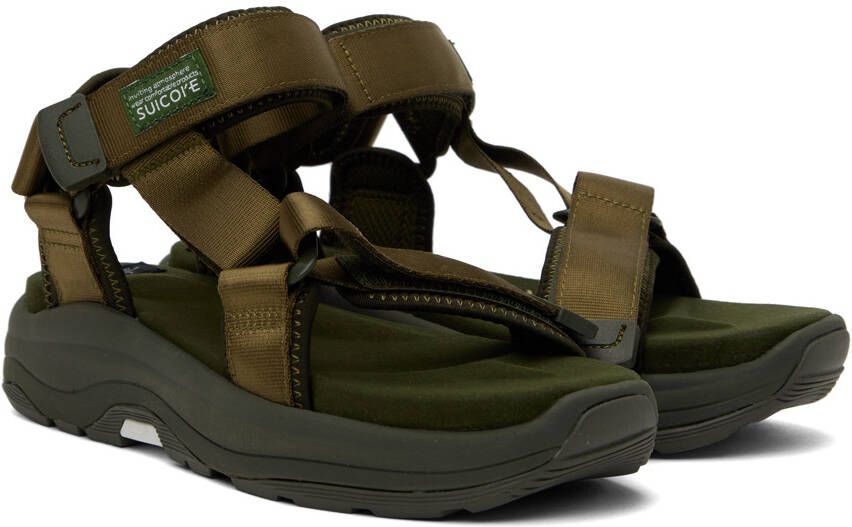 Suicoke Khaki DEPA-Run Sandals