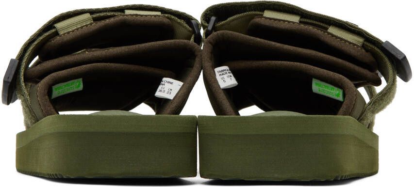 Suicoke Khaki MOTO-Cab Sandals