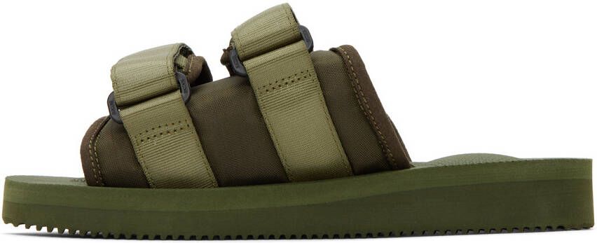 Suicoke Khaki MOTO-Cab Sandals