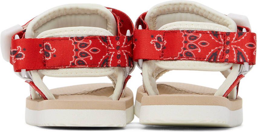 Suicoke Kids Beige & Red DEPA-2 Sandals