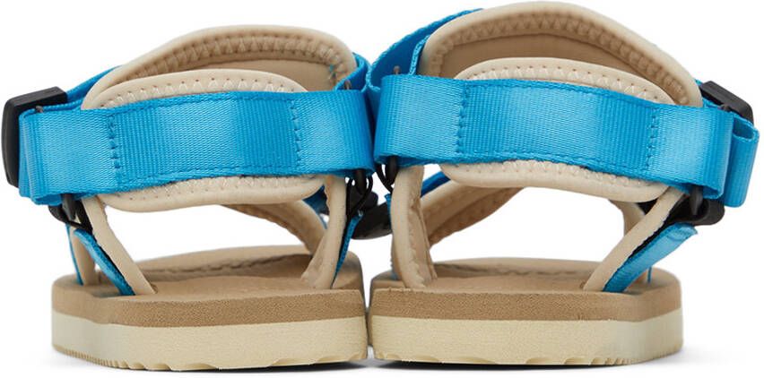 Suicoke Kids Blue & Beige DEPA-2 Sandals