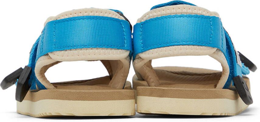 Suicoke Kids Blue & Beige KISEE Sandals