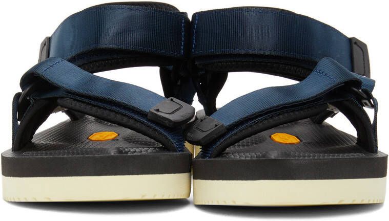 Suicoke Navy & Black DEPA-V2 Sandals