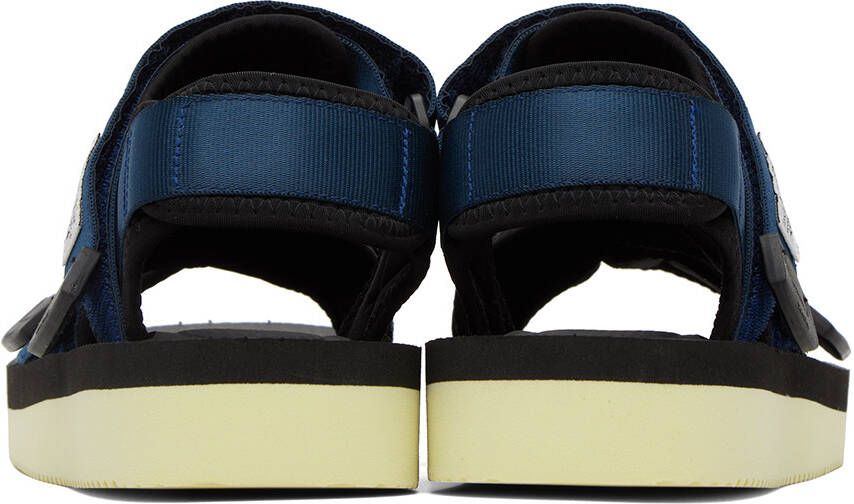 Suicoke Navy & Black Kisee-V Sandals