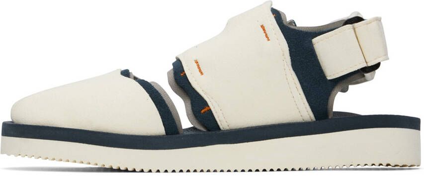 Suicoke Navy & Off-White HAKU-ab Sandals