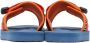 Suicoke Orange & Blue PADRI-PT06 Sandals - Thumbnail 2