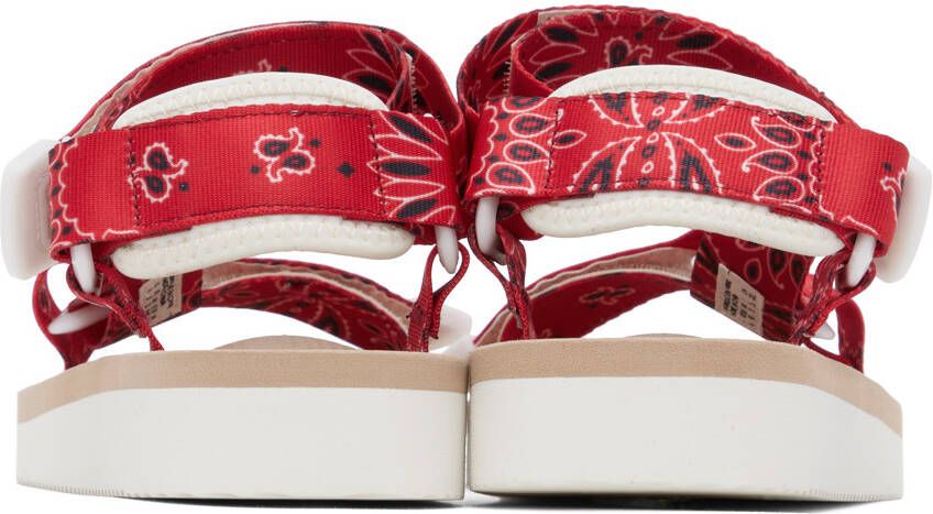 Suicoke Red & Beige DEPA-Cab-PT05 Sandals