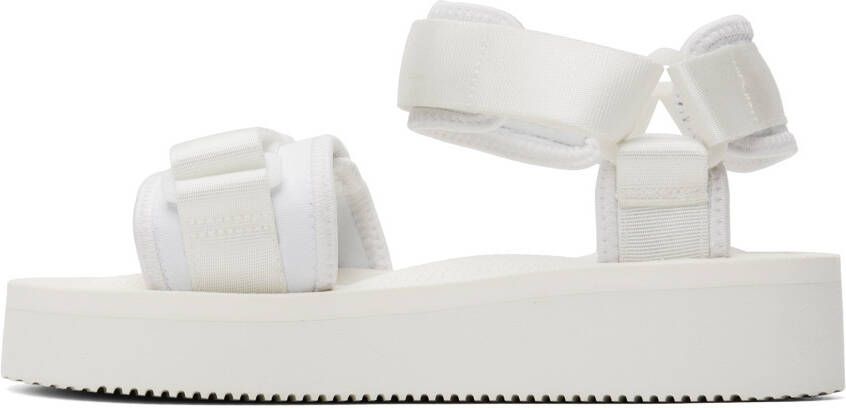 Suicoke White CEL-PO Sandals